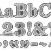 Chalkboard 4" Punch-Out Letters