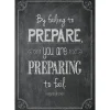 Chalk It Up! By Failing to Prepare… Poster
