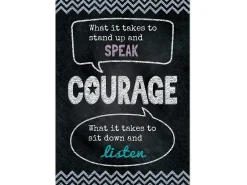 Chalk It Up! Courage Poster