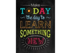 Chalk It Up! Learn Something New Poster
