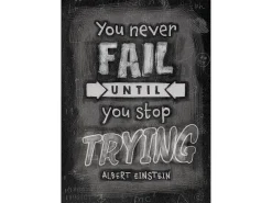 Chalk It Up! Never Fail Poster