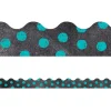 Chalk It Up! Turquoise Polka Dot Scalloped Border
