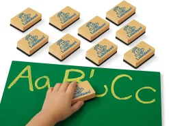Chalk Lapboard Erasers - Set of 10