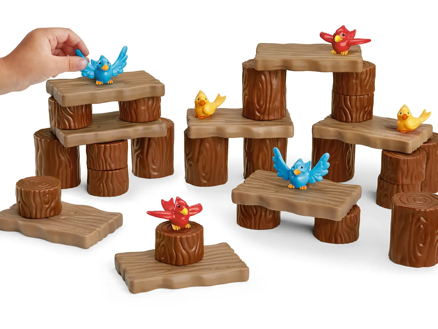 Cheerful Birds Tree Blocks