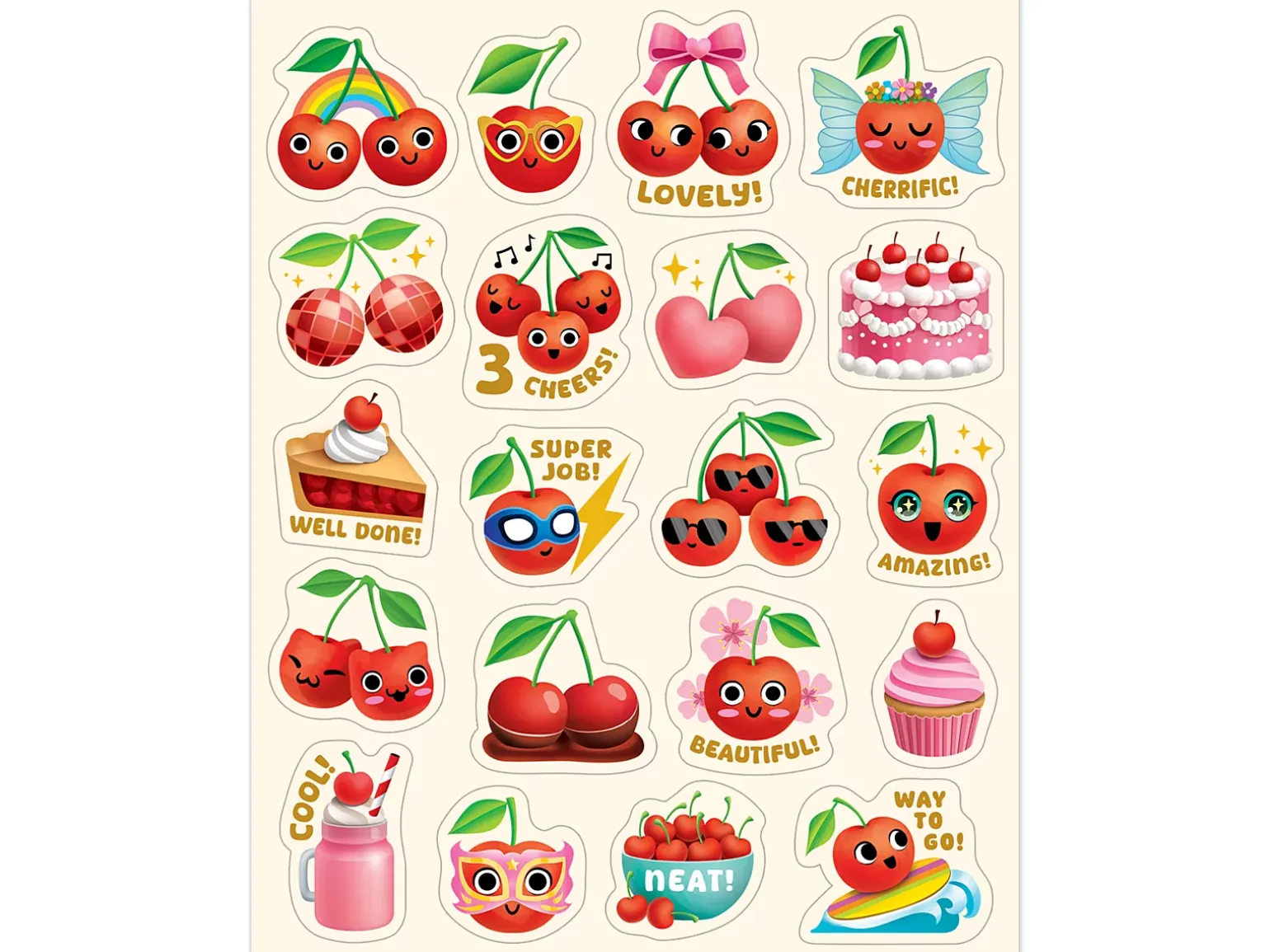 Cherry Scented Stickers