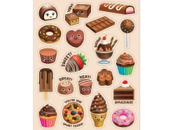 Chocolate-Scented Stickers