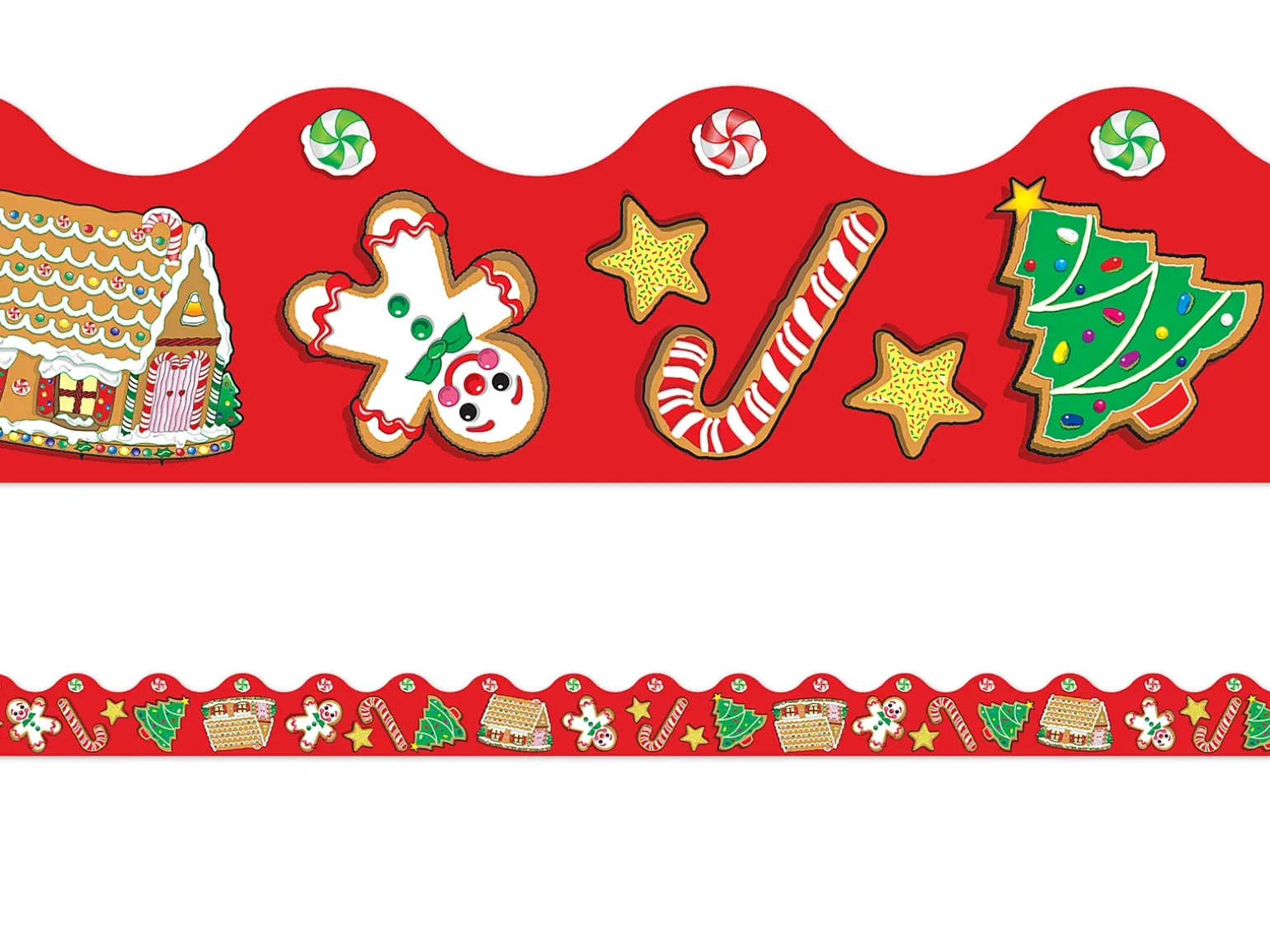 Christmas Scalloped Border