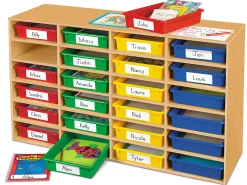 Classic Birch All-Purpose Classroom Storage Tray Center