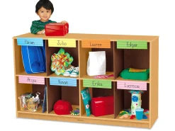 Classic Birch Big 8 Cubbies Storage Unit
