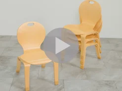 Classic Birch Classroom Stacking Chairs