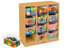 Classic Birch 12-Cubby Storage Unit