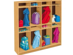 Classic Birch Individual Coat Lockers for 8