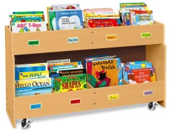 Classic Birch Mobile Book Organizer