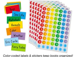Classic Birch Mobile Book Organizer