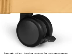 Classic Birch Mobile Double-Sided Magnetic Write & Wipe Station