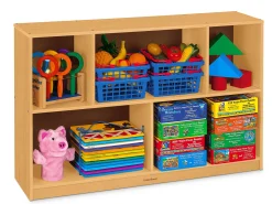 Classic Birch Preschool Storage Unit