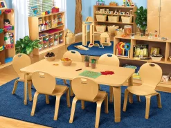 Classic Birch Tabletop Communication Center