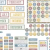 Classroom Cottage Calendar Bulletin Board Set