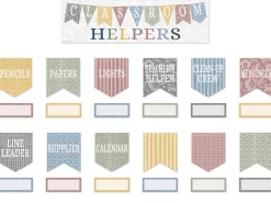 Classroom Cottage Classroom Jobs Bulletin Board Set