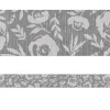 Classroom Cottage Gray Floral Border