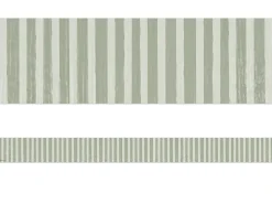 Classroom Cottage Sage Green Striped Border