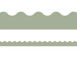 Classroom Cottage Sage Scalloped Border