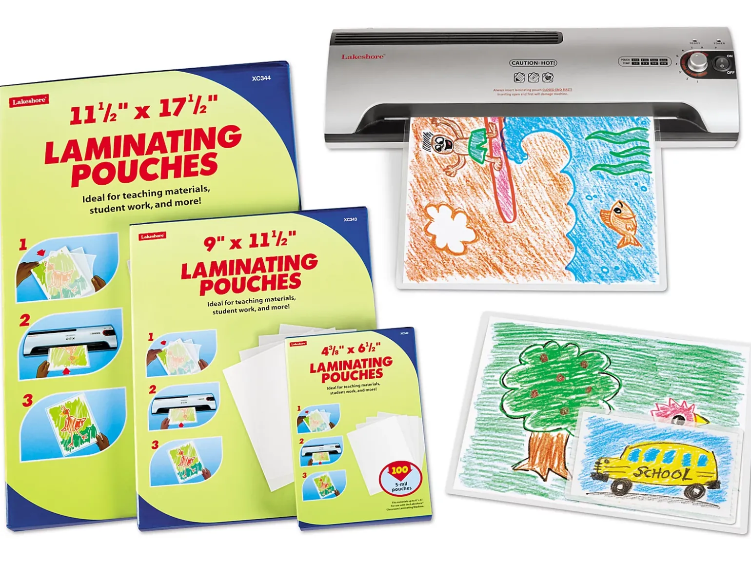 Classroom Laminating Pouches - Set of 100