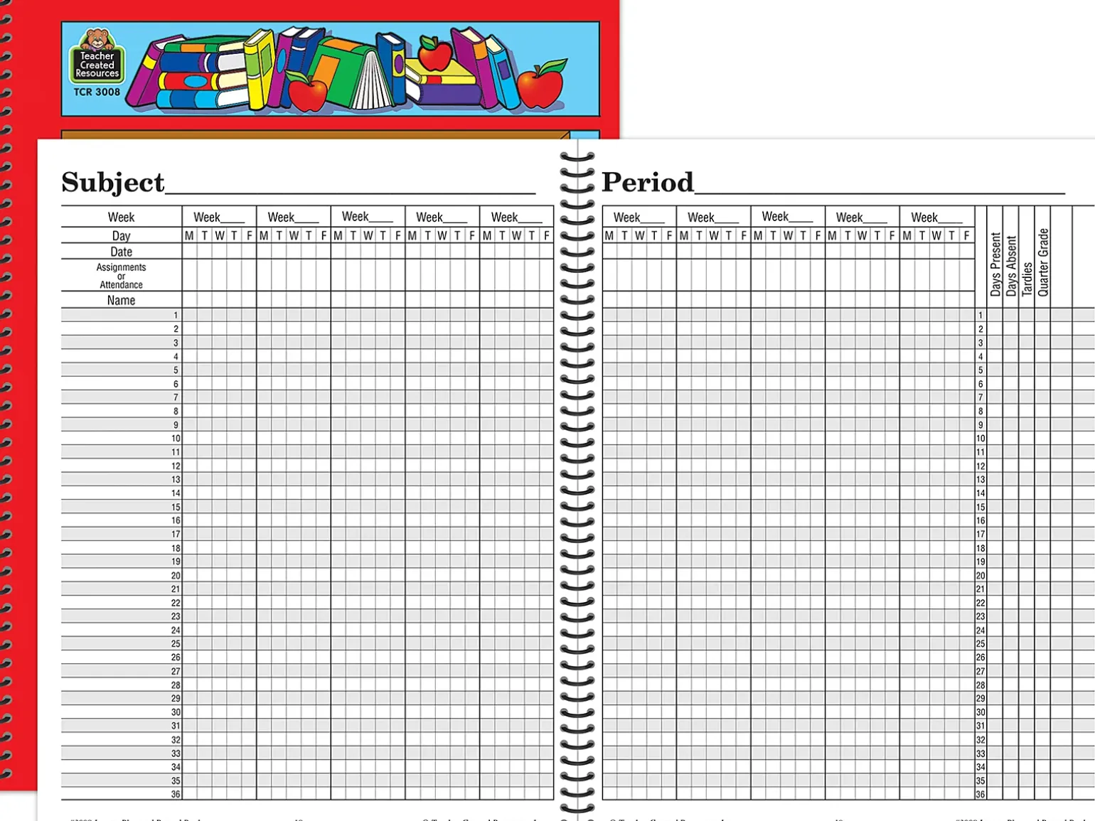 Classroom Lesson Plan & Record Book