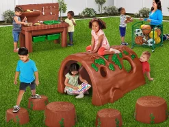 Climb & Play Log Hideaway