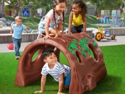 Climb & Play Log Hideaway