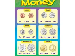 Coin Money Learning Poster