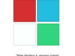 Color-Changing Light Table