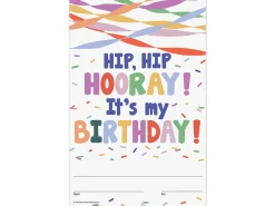 Color Crush Birthday Certificates
