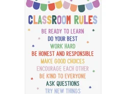 Color Crush Classroom Rules Poster