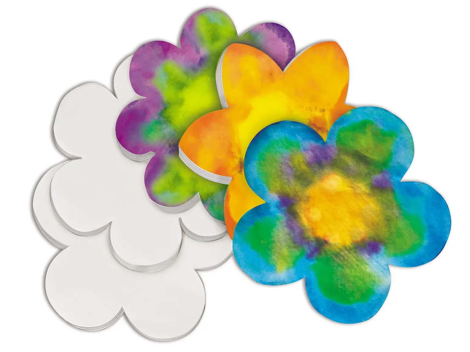Color-Diffusing Flowers