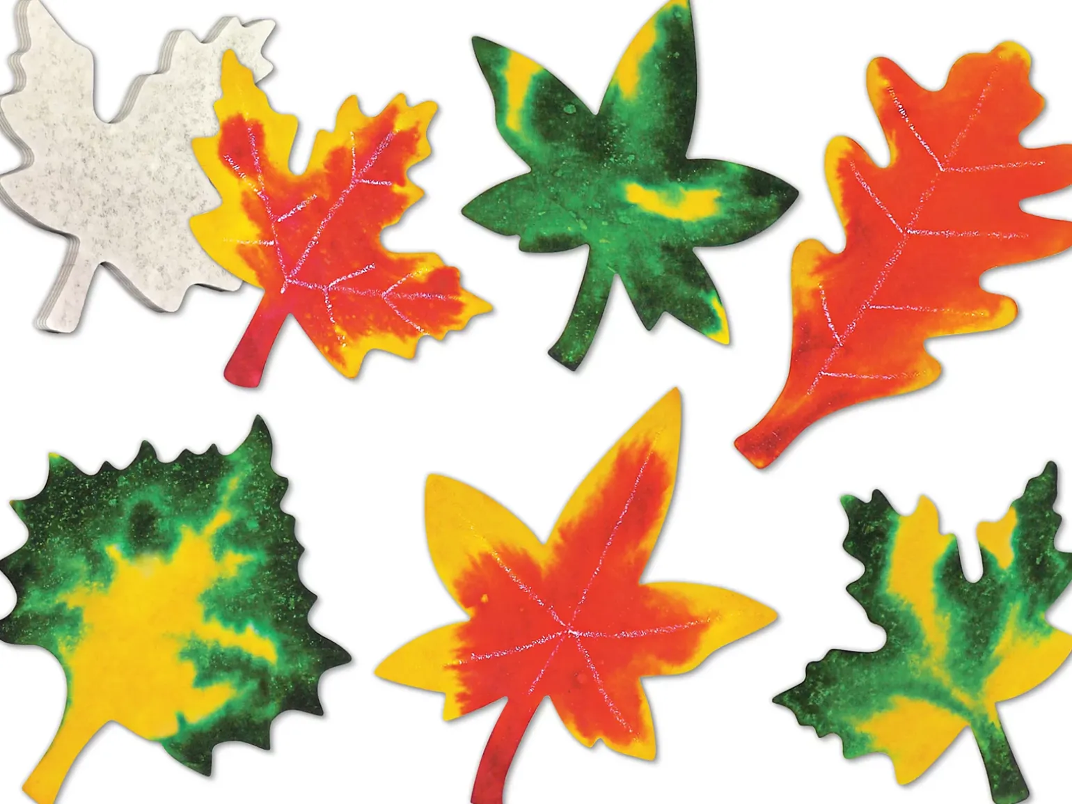 Color-Diffusing Leaves