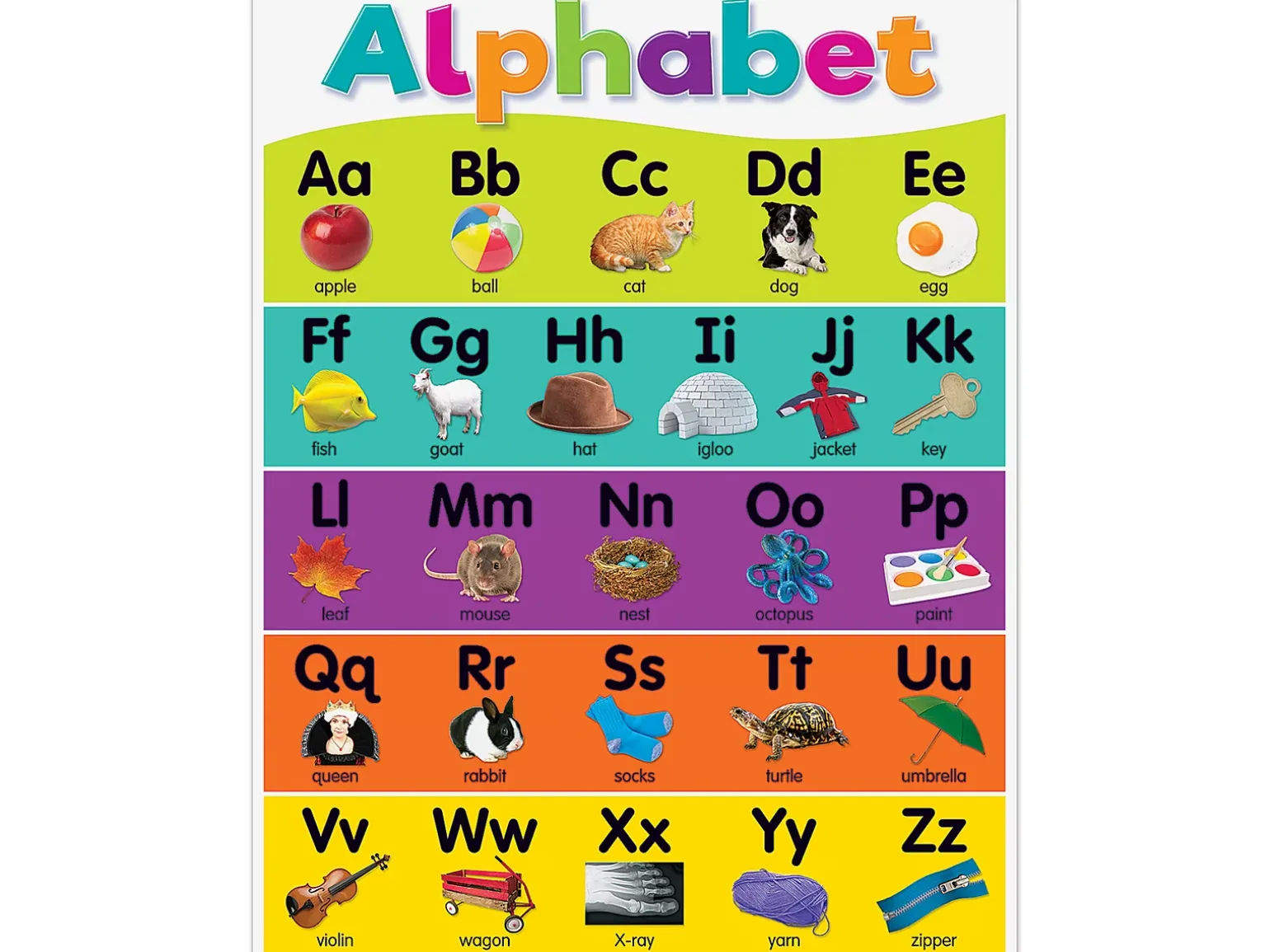 Colorful Alphabet Poster