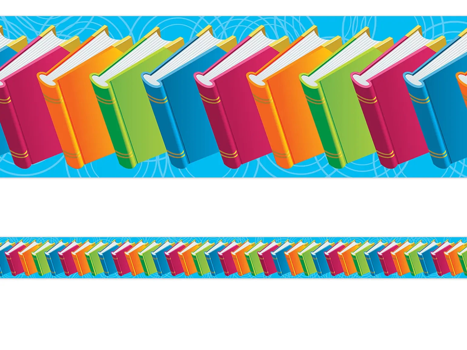 Colorful Book Border