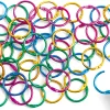 Colorful Book Rings - Set of 50