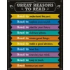 Colorful Chalkboard Reasons to Read Poster