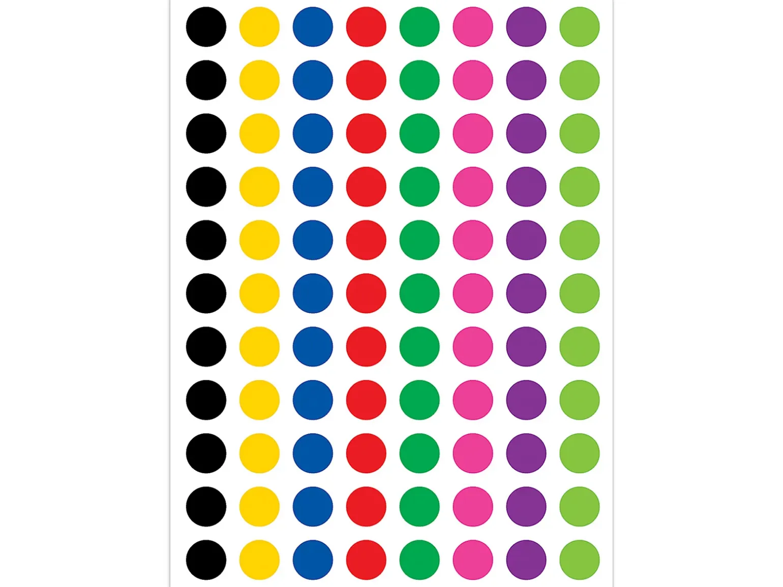 Colorful Circle Mini Stickers