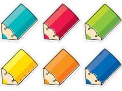 Colorful Doodle Pencil Mini Accents