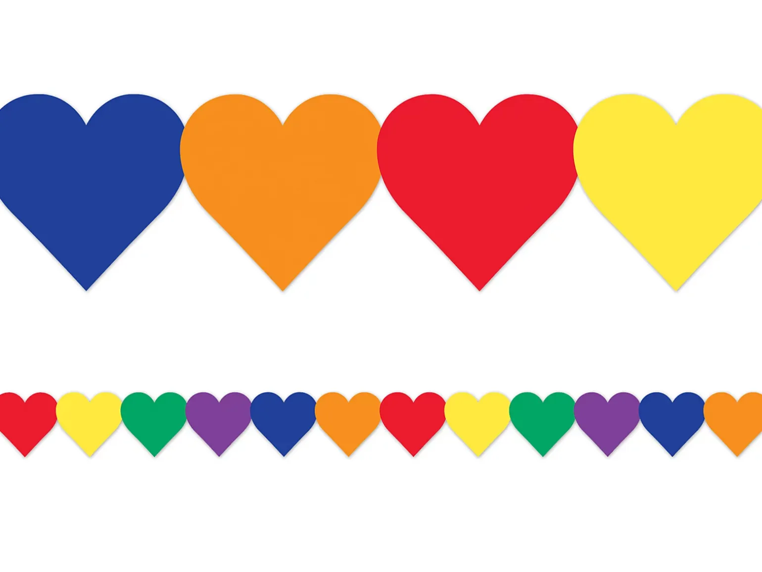 Colorful Heart Border