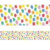 Colorful Messy Dot Border
