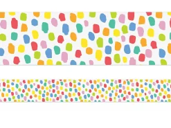 Colorful Messy Dot Border