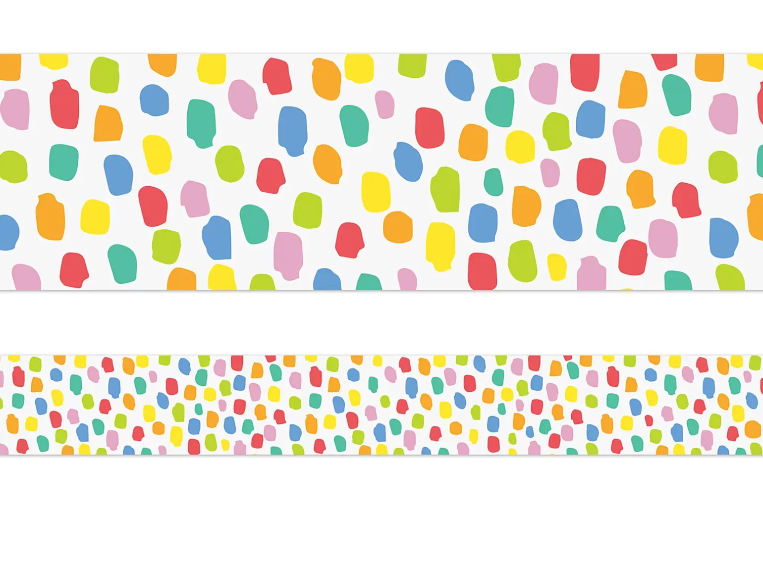 Colorful Messy Dot Border