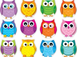 Colorful Owl Accents