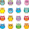 Colorful Owl Mini Accents