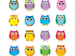 Colorful Owl Mini Accents