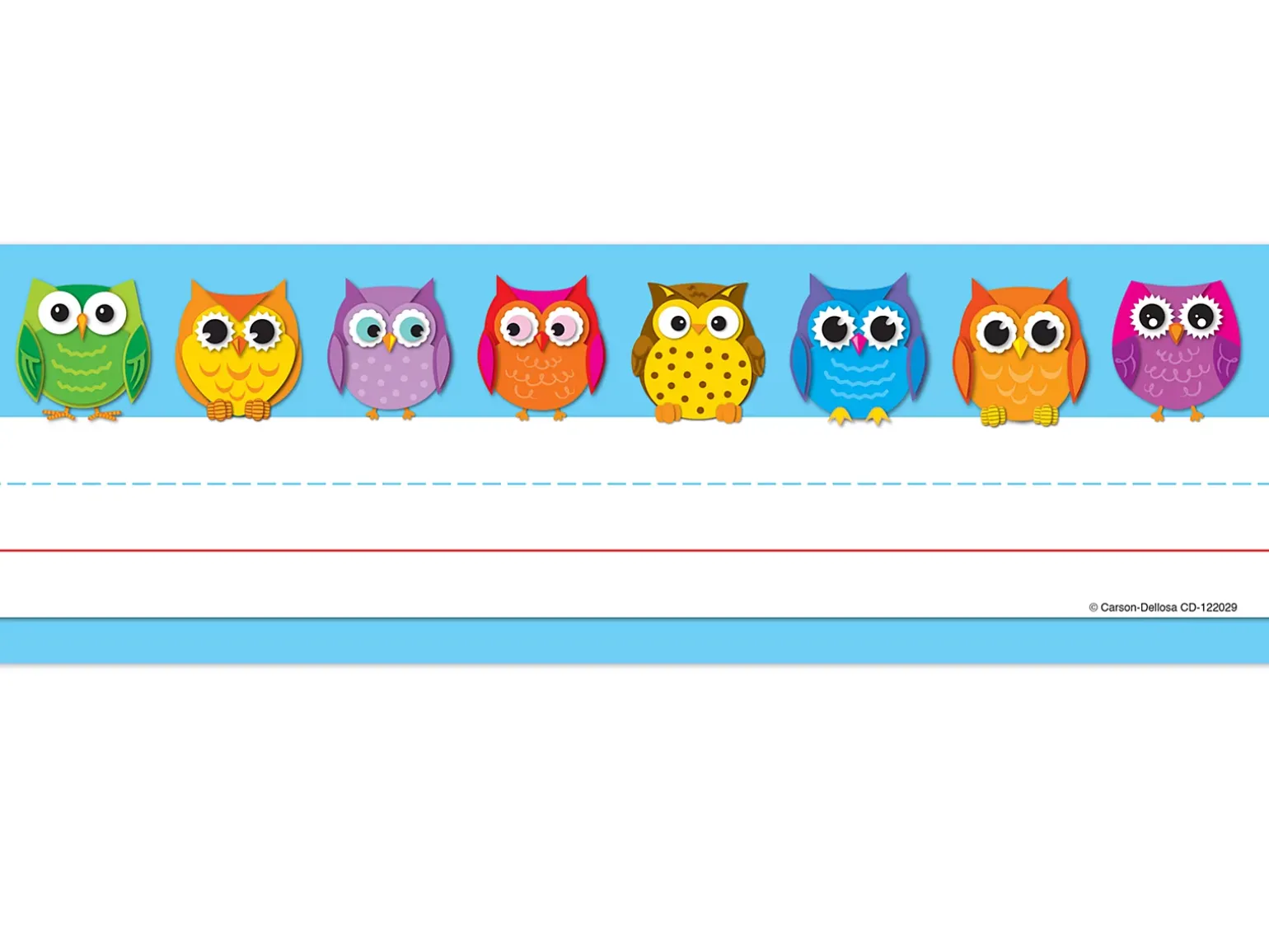 Colorful Owl Nameplates